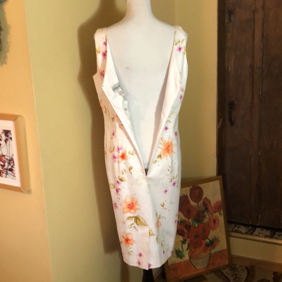 Bloomingdale's Dresses Vintage9s Bloomingdales Floral Sheath Garden